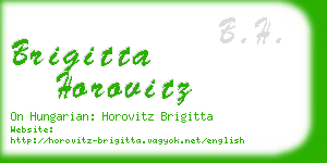 brigitta horovitz business card